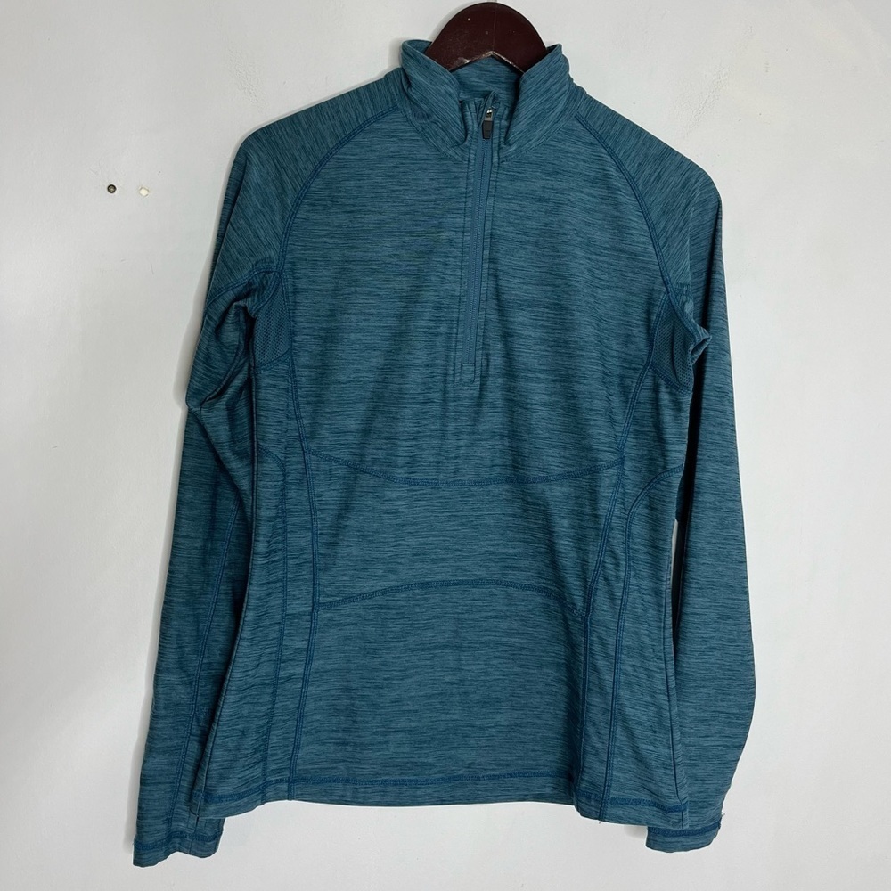 Dover Size Medium 1/4 Zip Mid-weight Pullover Sweatshirt Thumbholes Equestrian